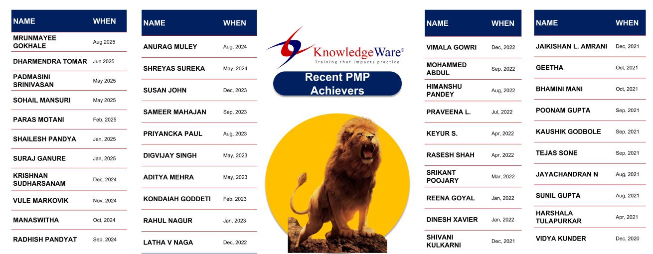 PMP Achievers 