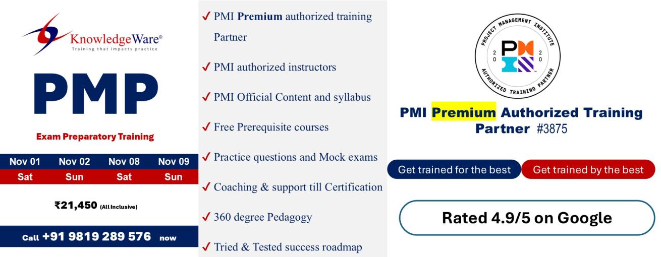PMP November 2025 Training Program