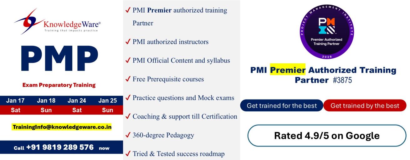 PMP January 2026 Training Program