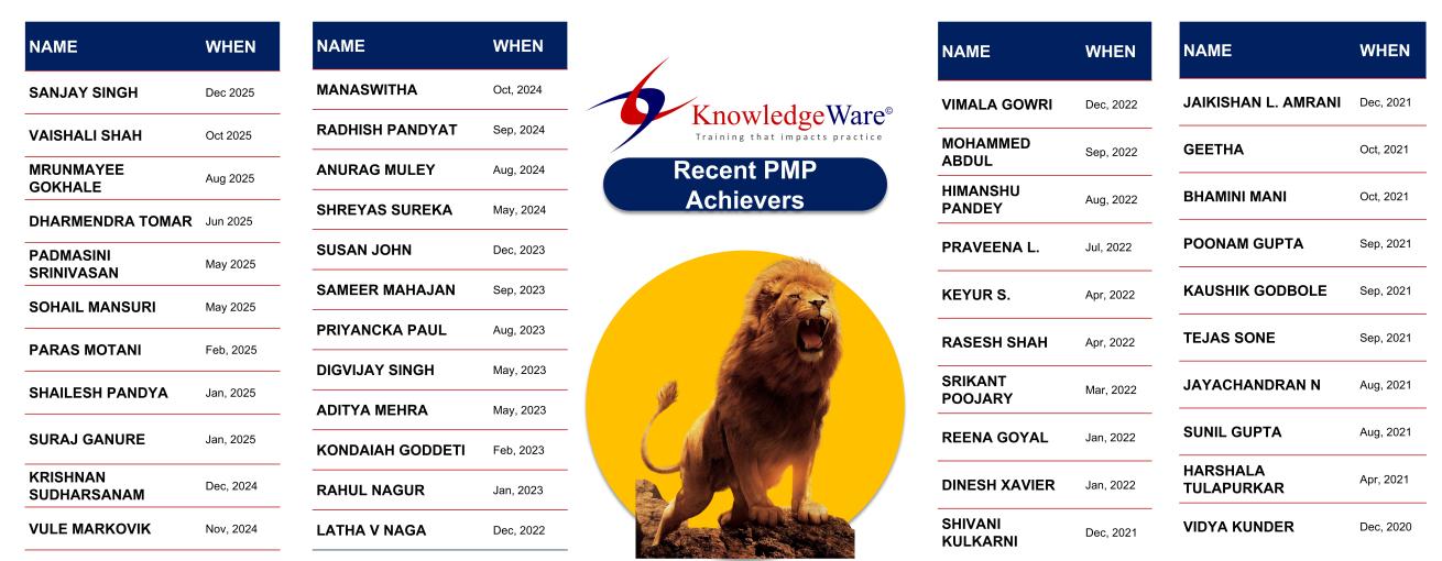 PMP Achievers 