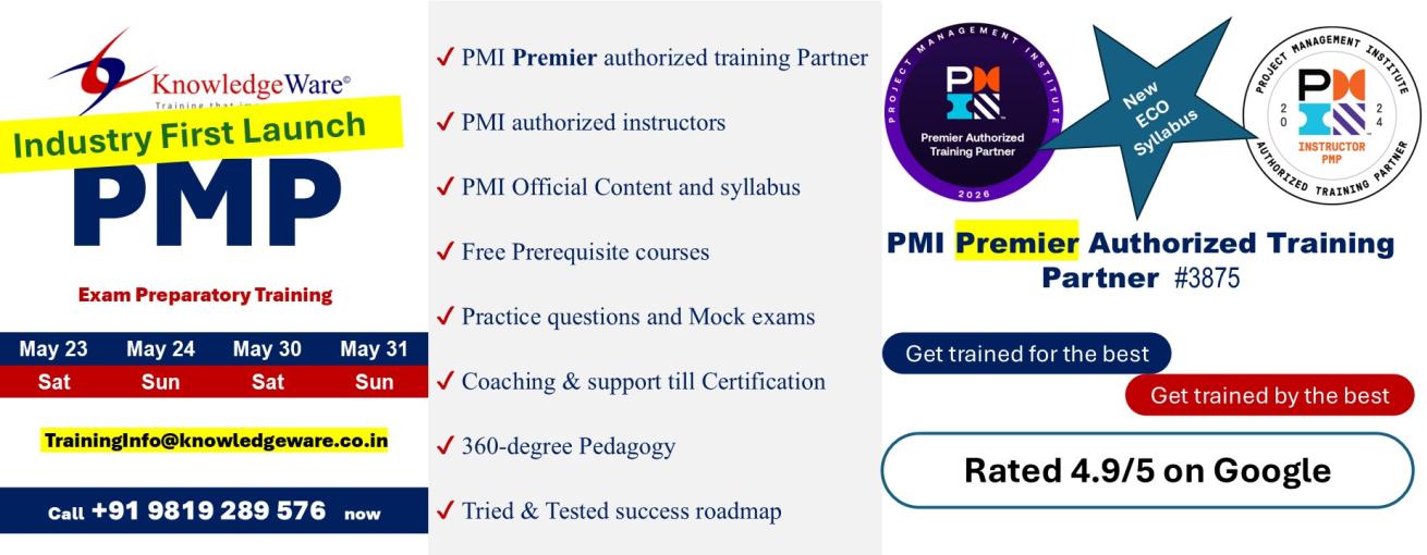 PMP May 2026 Training Program